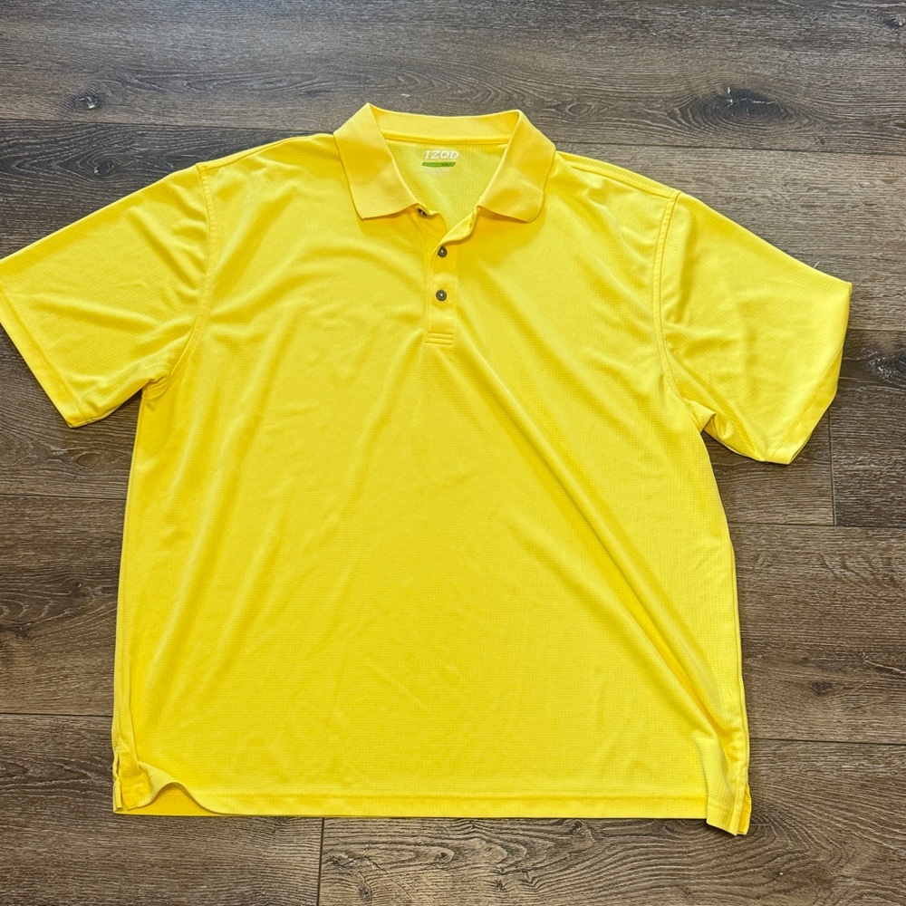 Izod golf polo yellow‎ XXL